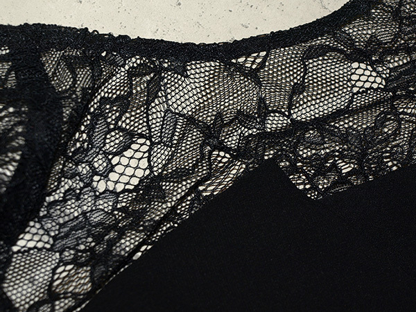 BARNEYS NEWYORK◇バーニーズ ニューヨーク・フォーマルワンピース◇ブラック 36サイズ 美品_画像4