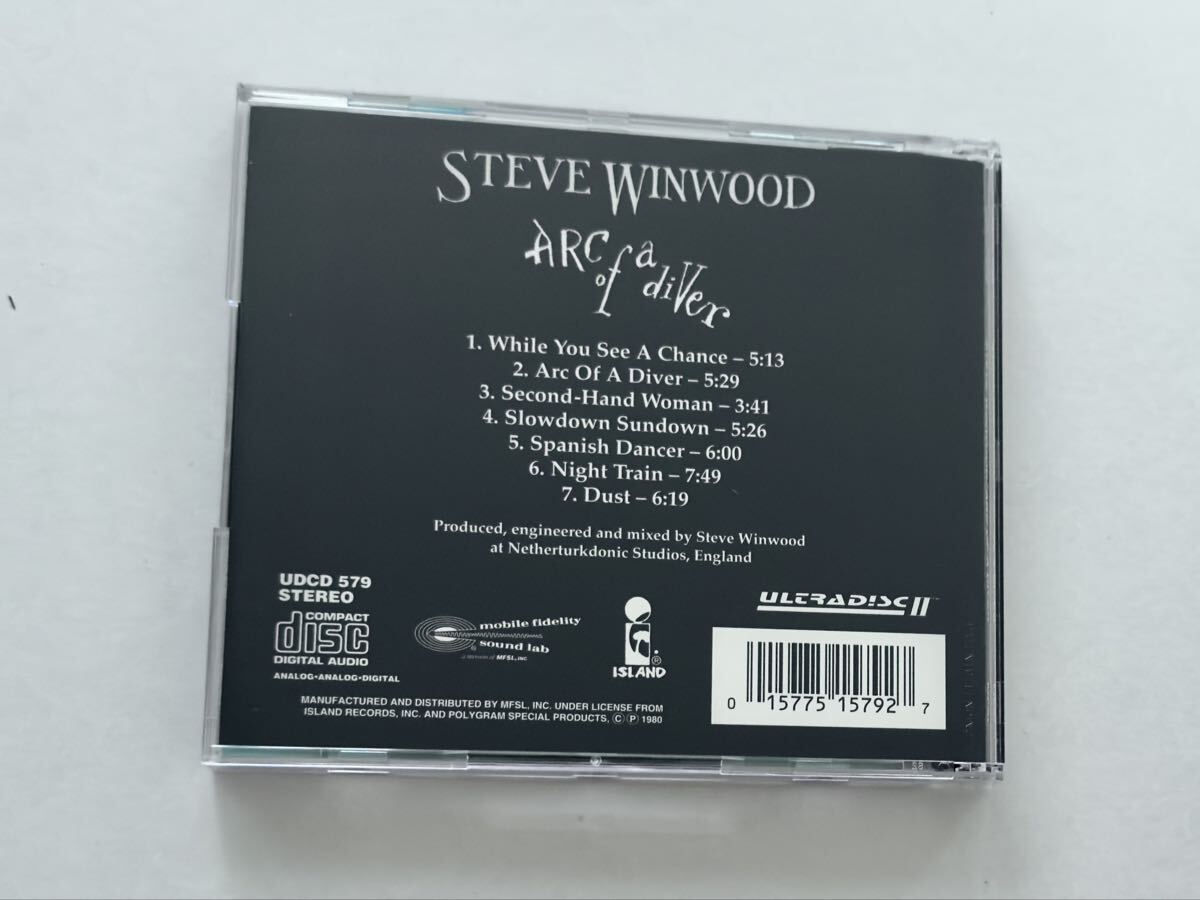 Steve Winwood Arc Of A Diver MFSL MOBILE FIDELITY 24KT GOLD CD +OBI 金帯 スティーヴ・ウィンウッド アーク・オブ・ア・ダイバー_画像2