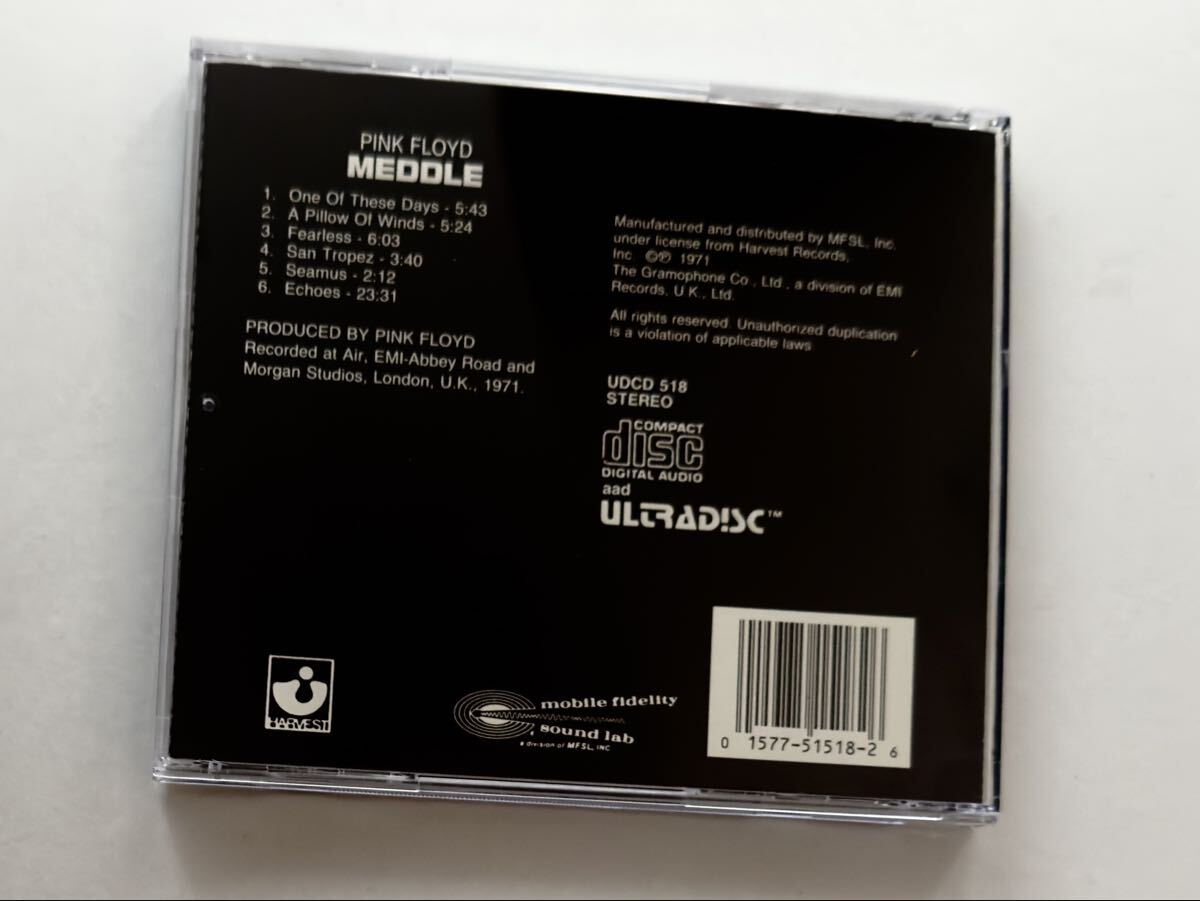 Pink Floyd Meddle 24KT GOLD CD Mobile Fidelity MFSL made in japan モービル・フィデリティ ピンク・フロイド おせっかい 廃盤_画像2