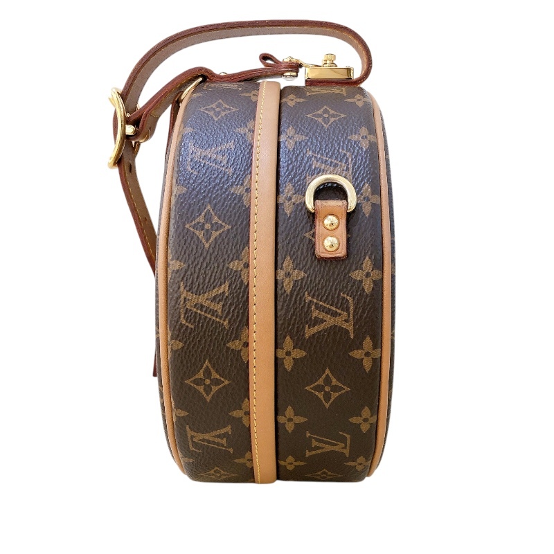 ルイ・ヴィトン LOUIS VUITTON プティット・ボワット・シャポー M43514 ブラウン モノグラム・キャンバス/レザー ショルダーバッグ 中古_画像4