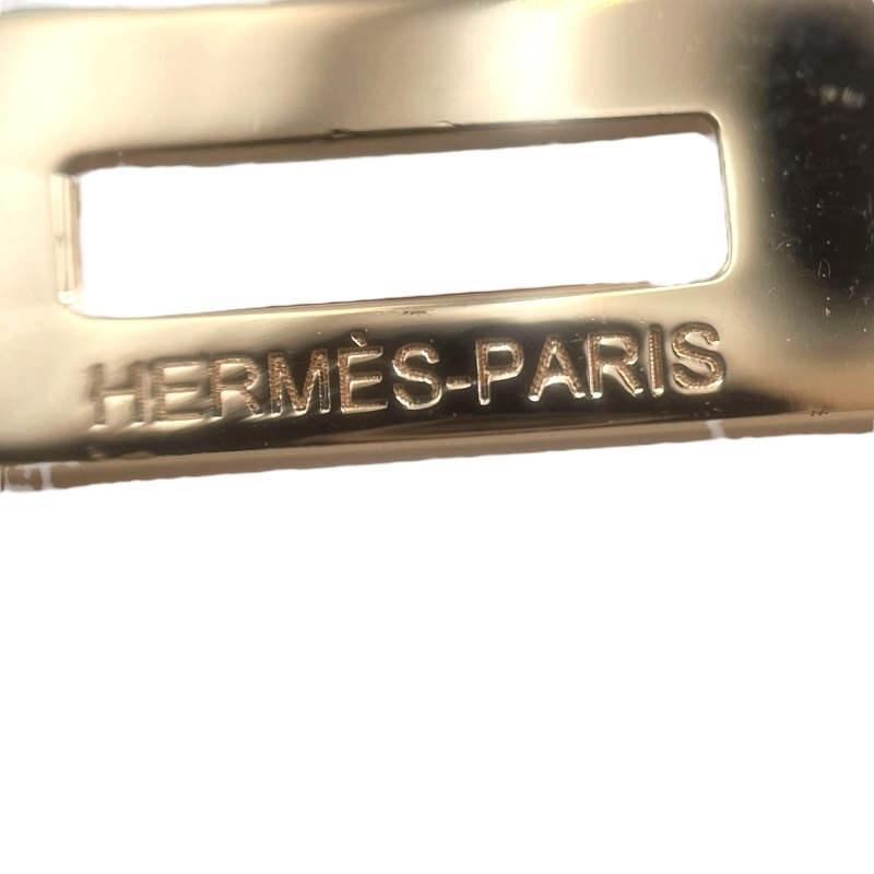 エルメス HERMES ケリーグルメットブレスレット ピンクゴールド Au750 ジュエリー 中古_画像4
