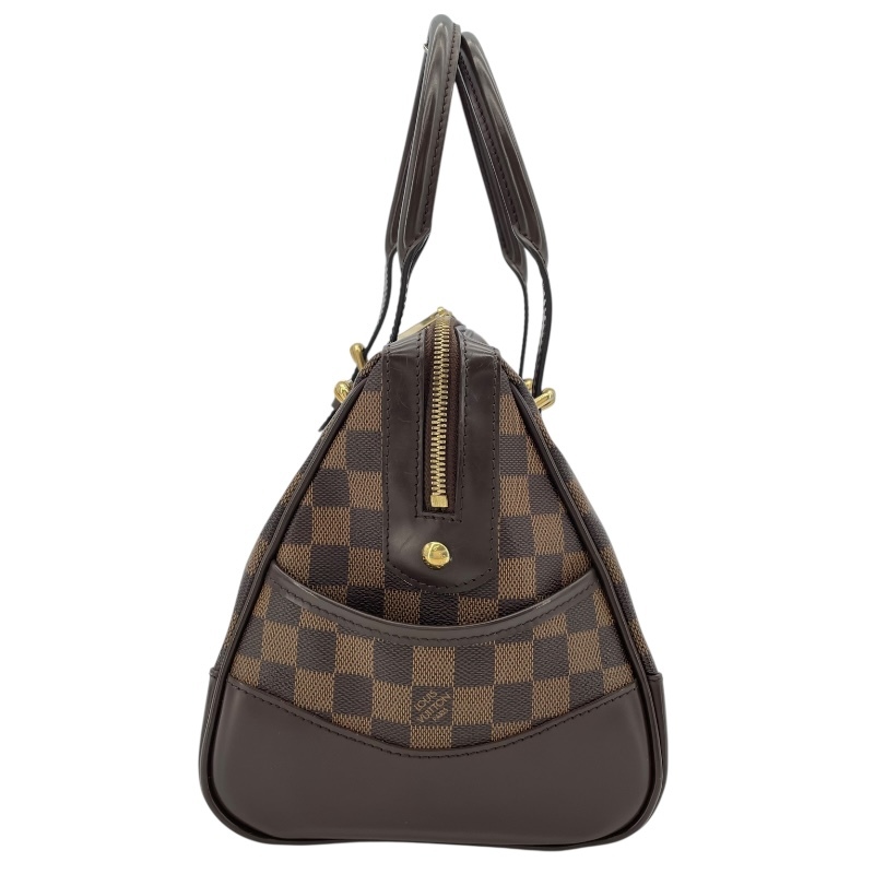 ルイ・ヴィトン LOUIS VUITTON バークレー N52000 ブラウン ダミエ・エベヌ ハンドバッグ レディース 中古_画像3
