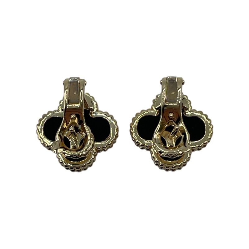 ヴァンクリーフ＆アーペル Van Cleef & Arpels ヴィンテージアルハンブラピアス ゴールド 750 ジュエリー 中古_画像2