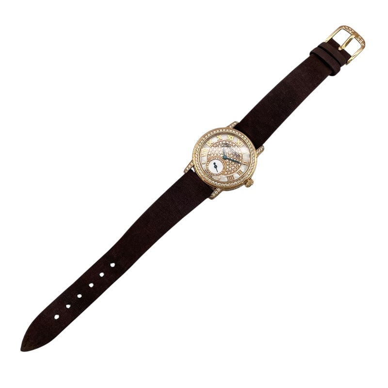 オーデマ・ピゲ AUDEMARS PIGUET ジュールオーデマ ホワイトシェルダイヤ 77229OR.ZZ.A08 ホワイトシェル K18PG 腕時計 レディース 中古_画像5