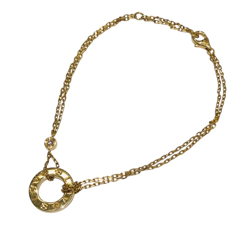 カルティエ Cartier ラブサークルブレスレット2Pダイヤ ゴールド 750 ダイヤモンド ジュエリー 中古_画像1