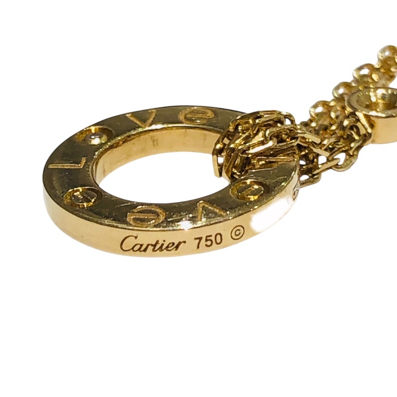 カルティエ Cartier ラブサークルブレスレット2Pダイヤ ゴールド 750 ダイヤモンド ジュエリー 中古_画像4