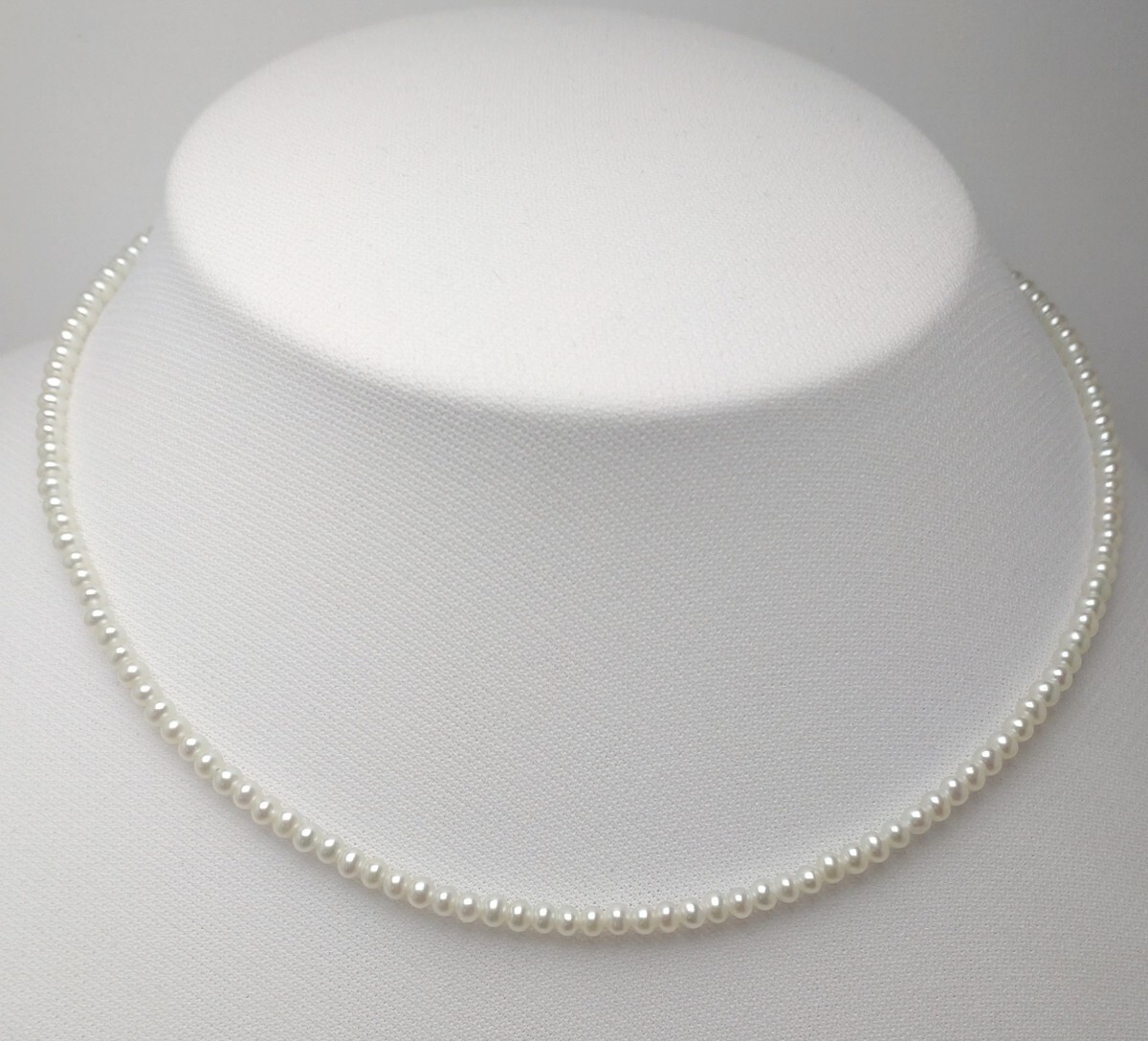 ∮真珠専門館∮ 淡水真珠 3-3.5mm ネックレス 大特価(税込価格)_画像1