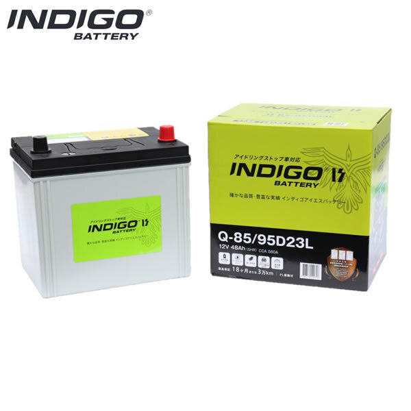 トヨタ ポルテ NCP141 インディゴ バッテリー Q-85/95D23L 1個 アイドリングストップ対応_画像1