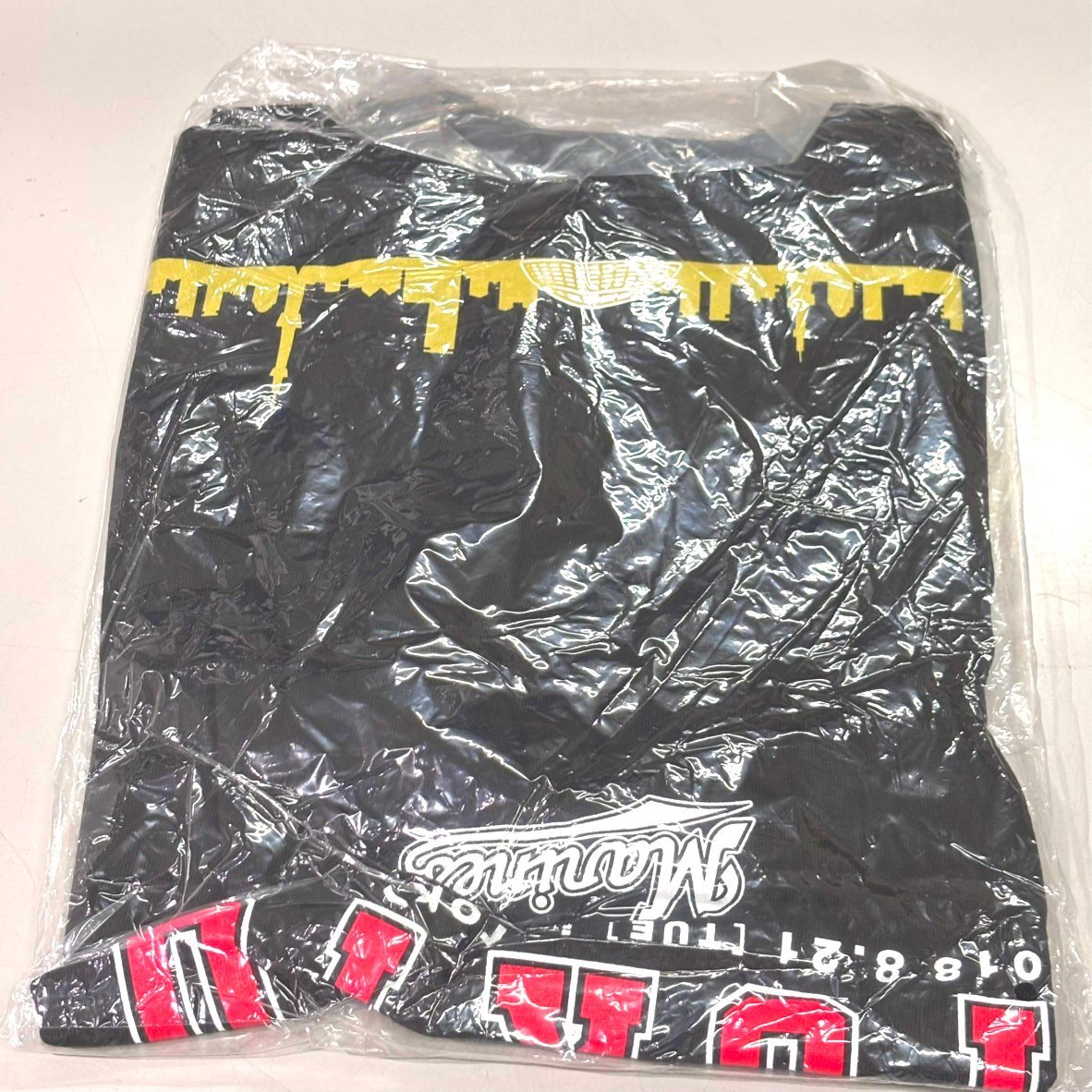 [31]NPB Япония Professional Baseball Chiba Lotte Marines LOTTE50th память футболка M размер черный спорт одежда не использовался товары долгосрочного хранения 