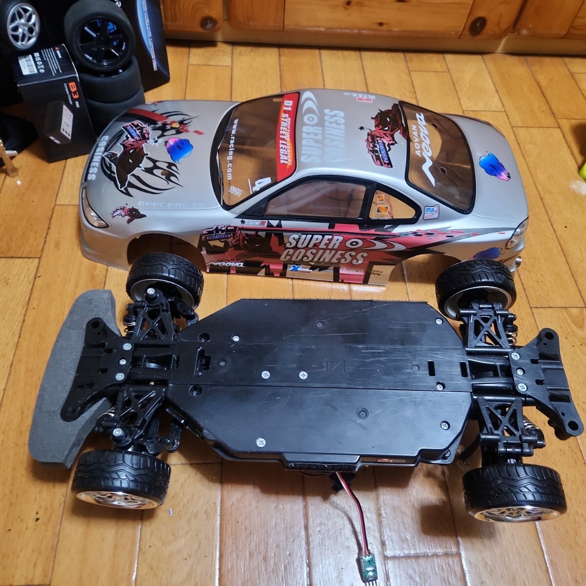 専用 タミヤ ドリフト ラジコン フルセット TT02 シルビア ボディ