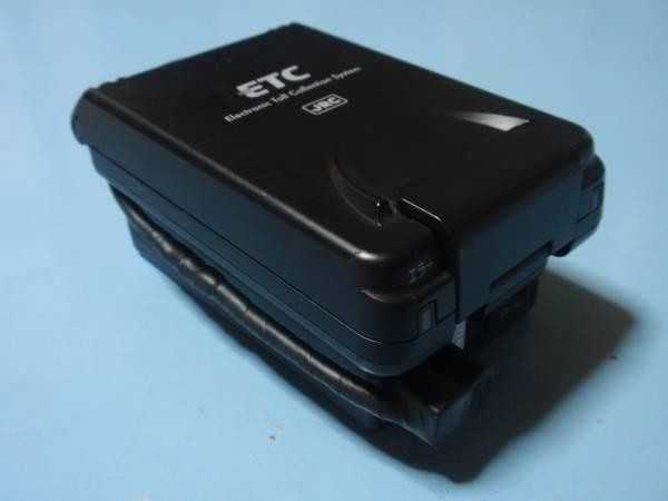 二輪車用一体型ETC 日本無線JRM-12 ☆ハンディ・2電源☆ 自主運用　リチウムイオン電池 ＋ USB昇圧コード　(一体型ETC バイク 自動二輪)_画像2