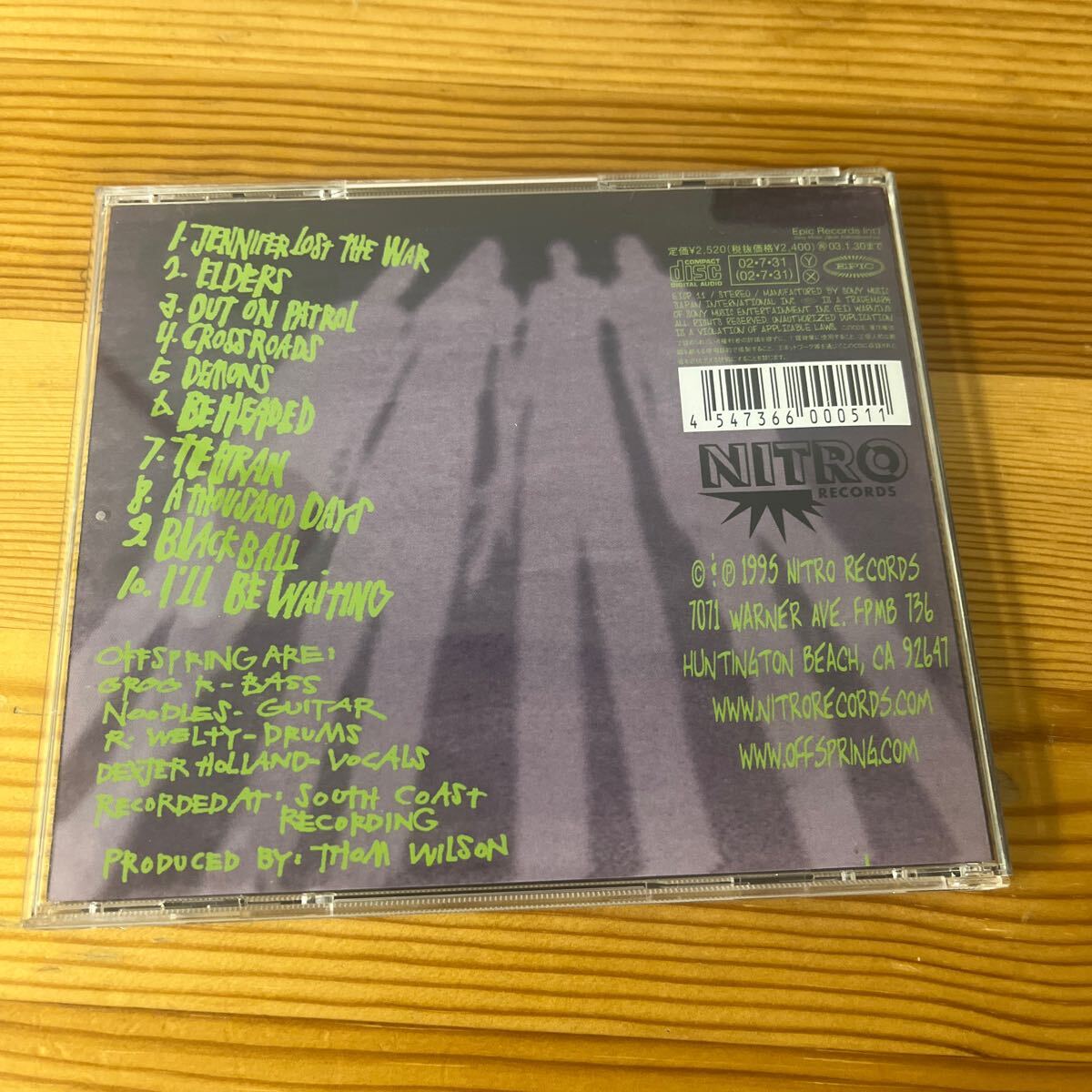 オフスプリング／オフスプリング CD 国内盤_画像2