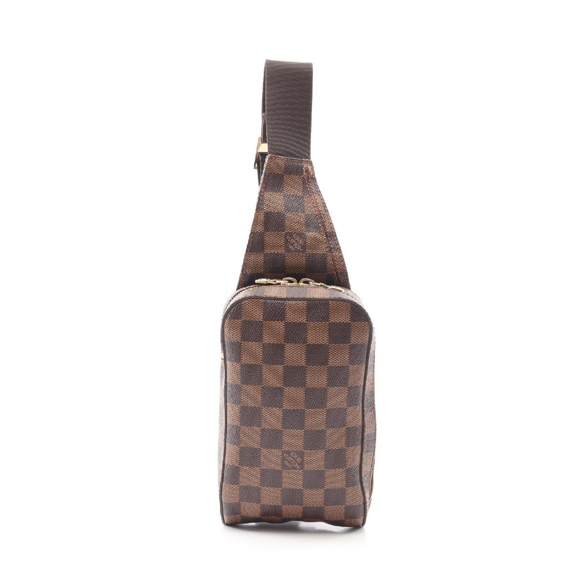  Louis * Vuitton Geronimo s Damier eben бренд off LOUIS VUITTON сумка-пояс сумка "body" Damier 