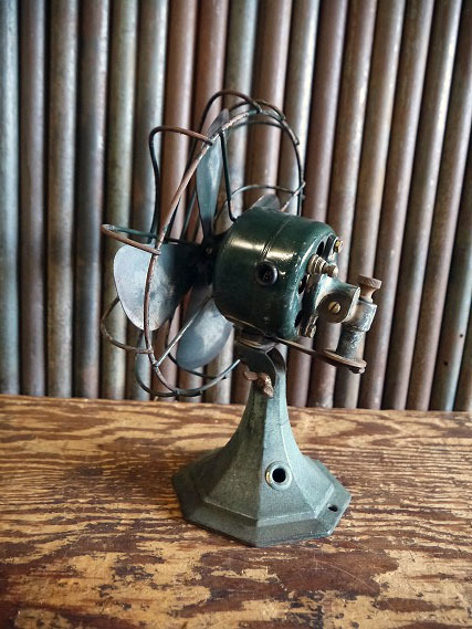 アンティークVIKINGメタルファン [gopd-1333]検アメリカUSA1930年代頃MOTORガレージJUNKディスプレイ雑貨雰囲気重視リアルインダストリアル_画像5