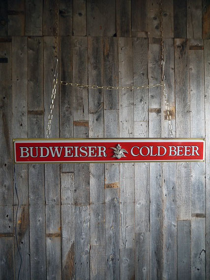 ビンテージBUDWEISERCOLDBEER大型ライトサイン [golp-147]検アメリカUSA1979年ライトサイン吊り下げ壁付け店舗ディスプレイ什器BAR_画像8