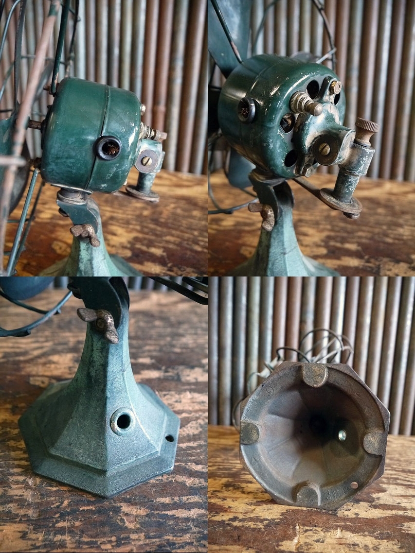 アンティークVIKINGメタルファン [gopd-1333]検アメリカUSA1930年代頃MOTORガレージJUNKディスプレイ雑貨雰囲気重視リアルインダストリアル_画像10