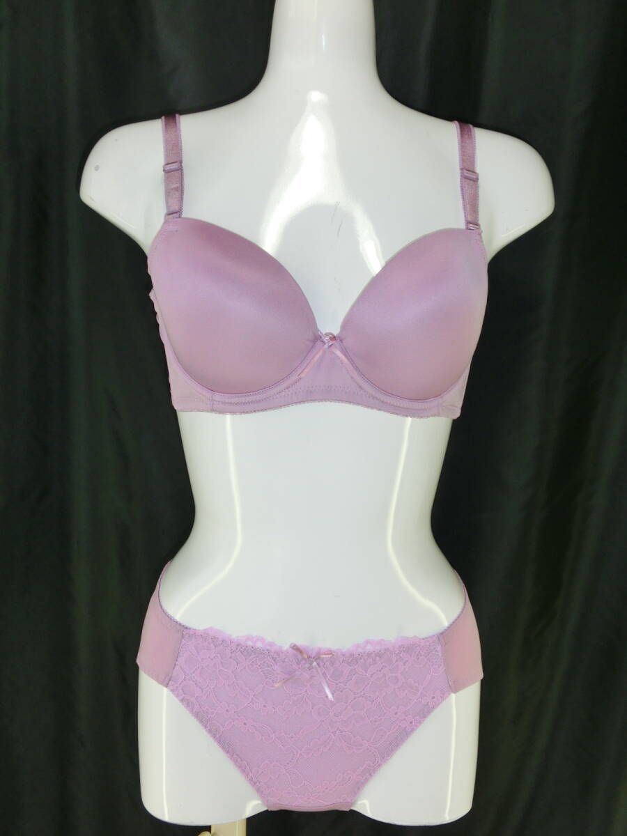 ☆【D75 L】ピンク 脇高モールドブラジャー・ショーツセット 《95-4》_画像5