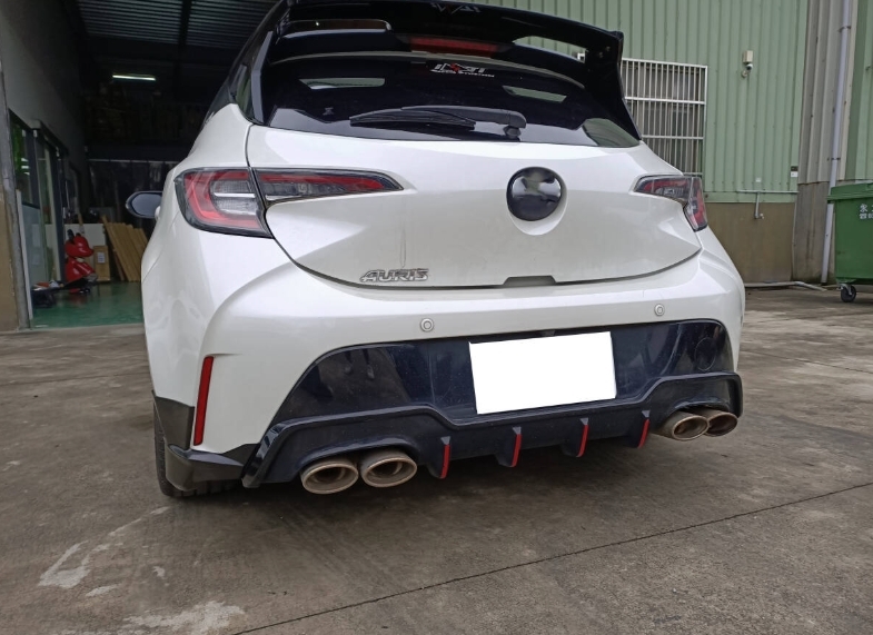 塗装対応トヨタ カローラスポーツ NRE210H NRE214H ZWE211H ZWE213H MZEA12H ZWE219H リアサイドスプリッタースポイラー M TYPE_画像5