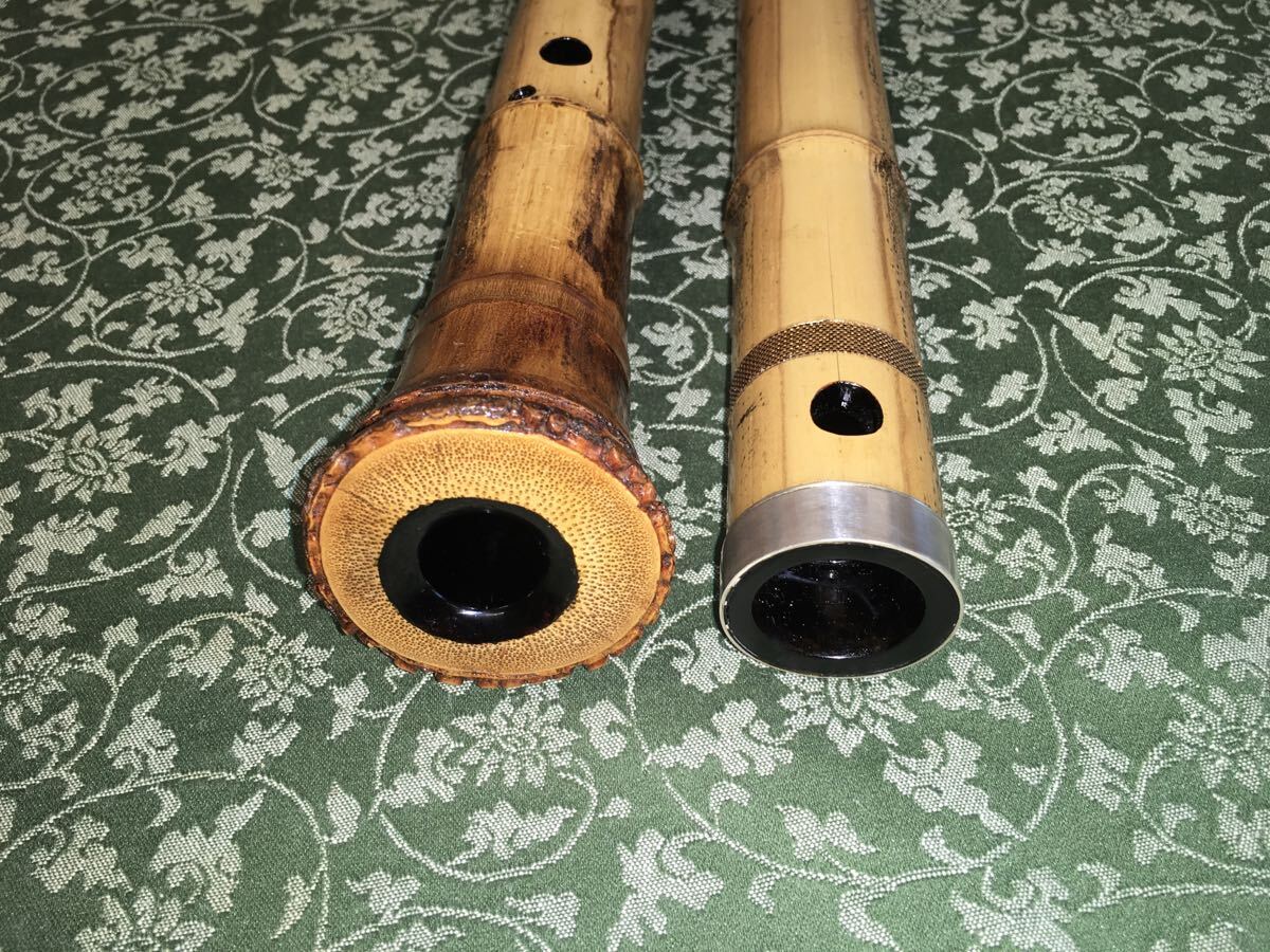一尺ハ寸(正律6本D管)琴古流7孔尺八 銀中継ぎ_画像7