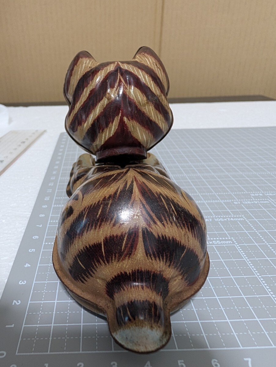  Showa жестяная пластина игрушка шар . играть кошка WIND UP PUZZLE CAT жестяная пластина игрушка игрушка Showa Retro MADE IN JAPAN античный жестяная пластина 