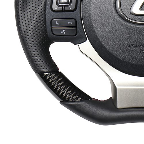 CT 10系 ステアリング レアル オリジナルシリーズ LXC-BKC-DW 取付セット REAL Cシェイプ 小径 ガングリップ ハンドル_画像3