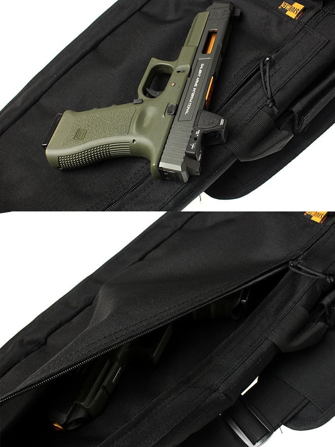 H8005B115　MILITARY-BASE(ミリタリーベース)ガンケース BK 115cm_画像5