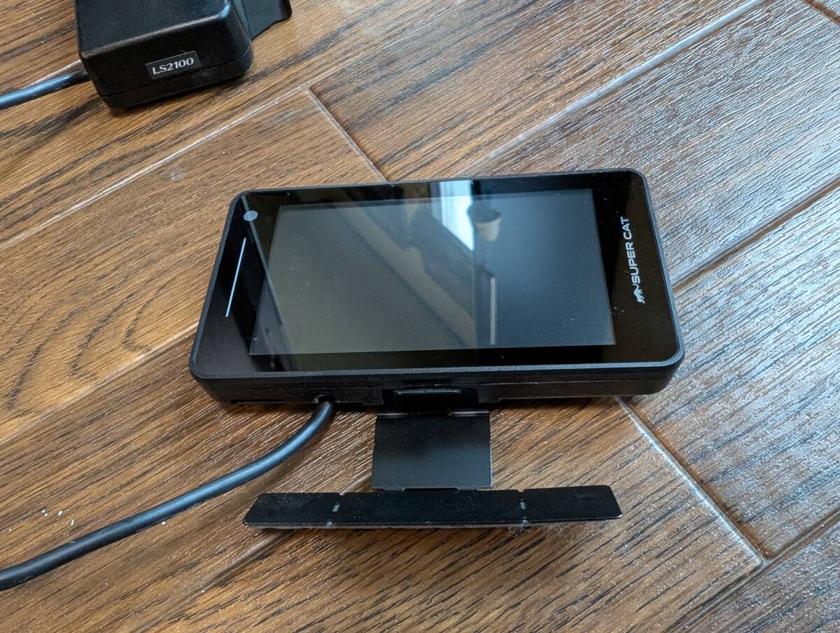 (中古)SUPER CAT LS2100 レーダー探知機本体 ユピテル スーパーキャット LS2100 OBDⅡアダプター付き