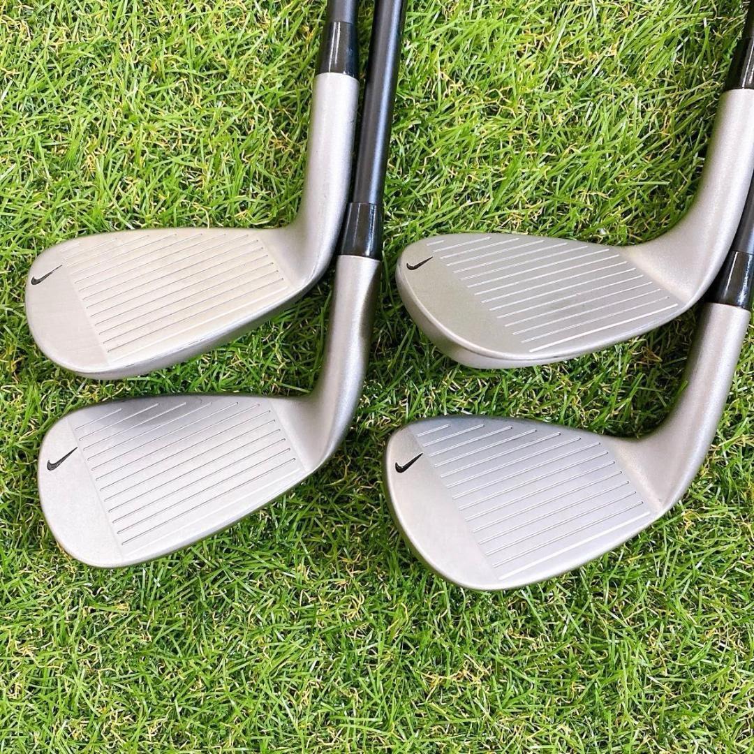ナイキ NIKE ゴルフクラブセット ジュニア タイガーウッズ 4本 SQ VR 希少 NIKE SQ TW ナイキ ジュニアゴルフセット タイガーウッズモデル