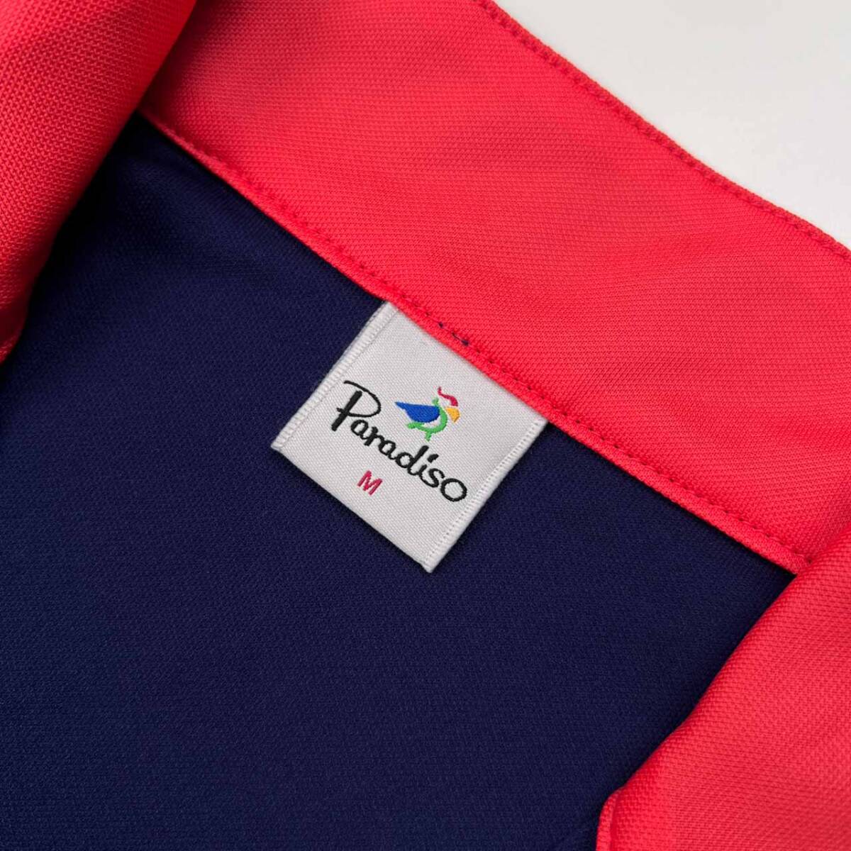 Paradiso パラディーゾ レイヤード風 長袖Tシャツ カットソー サイズ M /ゴルフ/スポーツ/ネイビー×ホワイト_画像4