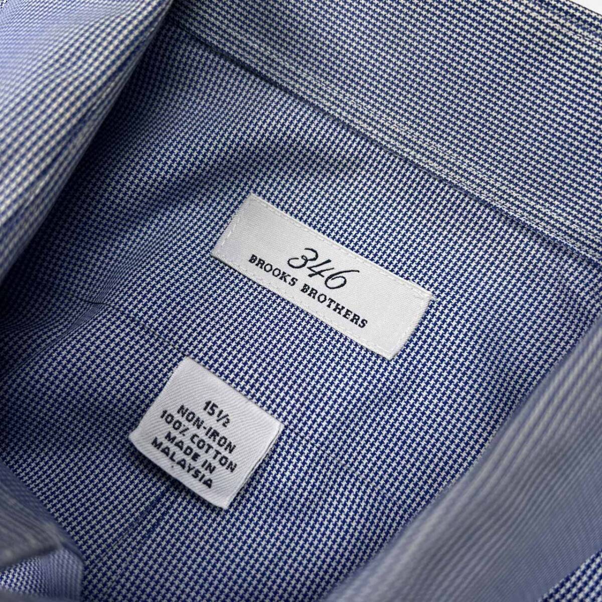 BROOKS BROTHERS ブルックスブラザーズ ノンアイロン 半袖 ドレスシャツ サイズ 15 1/2 /水色ブルー/メンズ_画像6