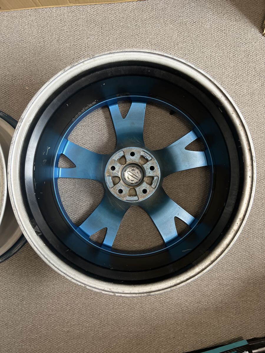 Z34【日産純正】ホイール 19イ 2本 RAYS フェアレディZ z34 z33 _画像5