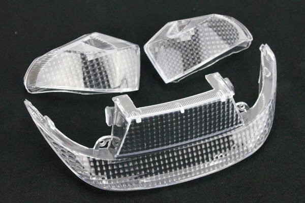 стоимость доставки дешевый SuperDio SR ZX AF27/AF28 прозрачные задние фонари линзы / указатель поворота комплект Super Dio задний фонарь бесцветные линзы Dio HONDA Honda