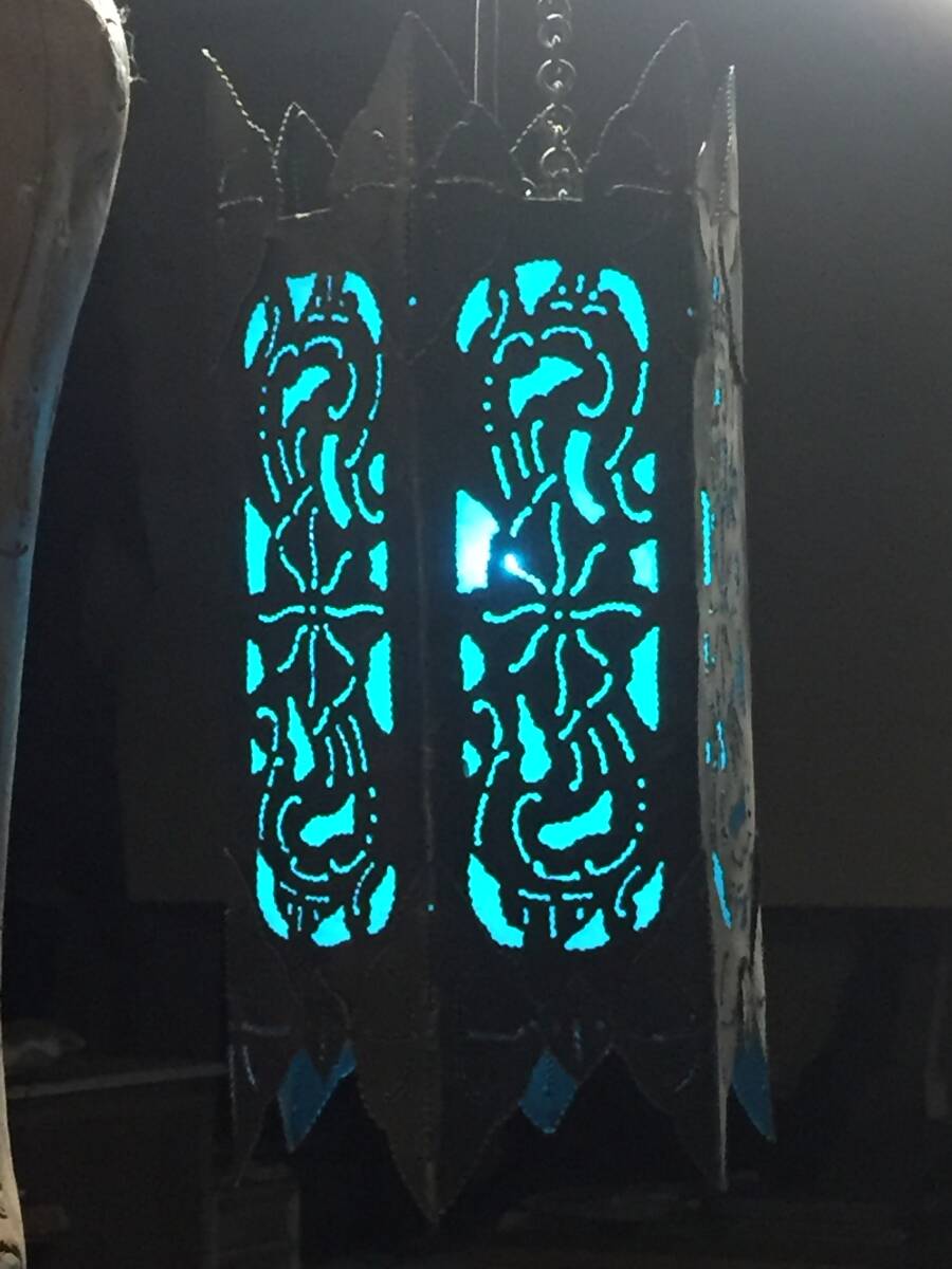 アンティーク アジア ランプ ライト 吊り下げ照明 レトロ 