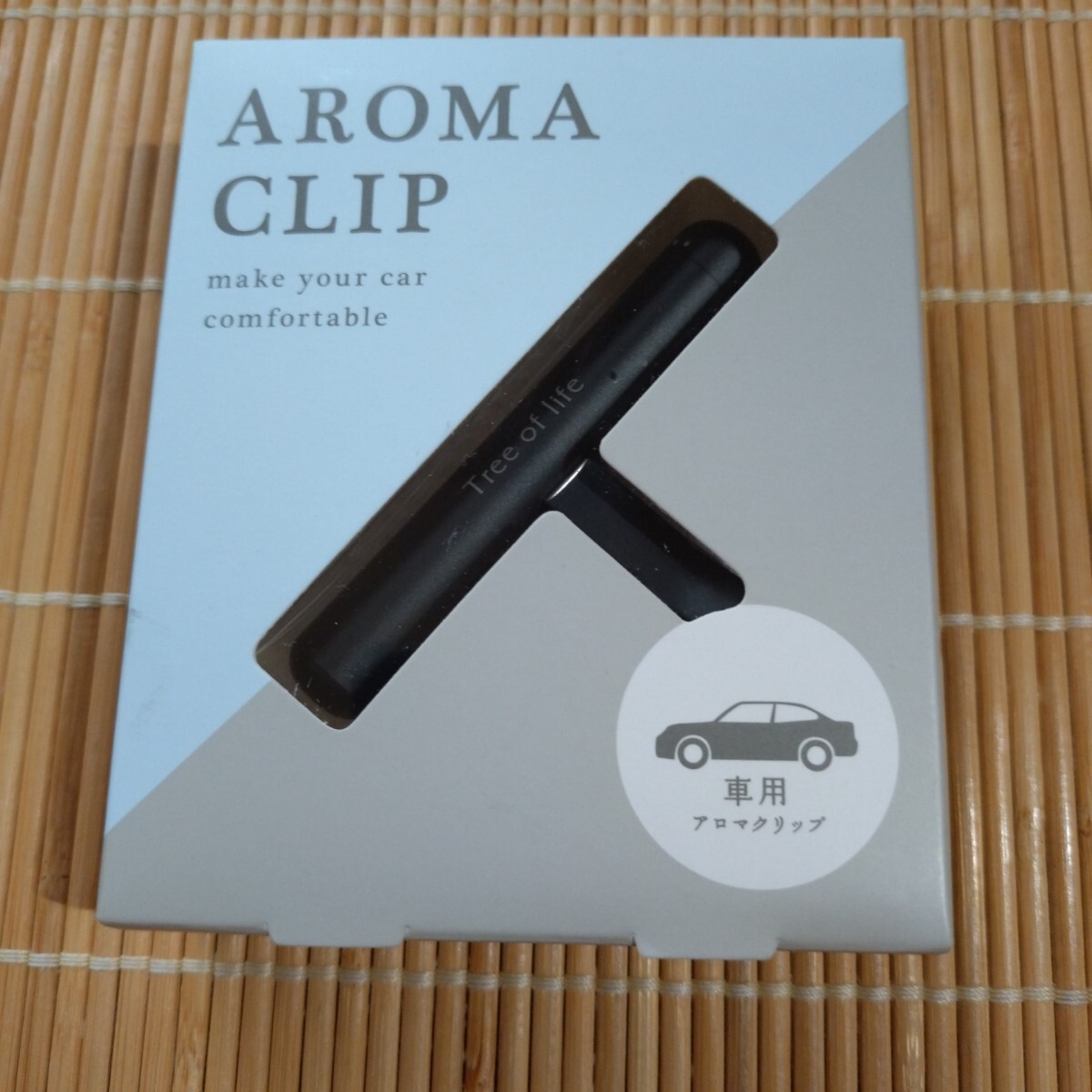 生活の木 アロマクリップ ドライブアロマクリップ 車用 黒ツヤ消し ルームフレグランス_画像1