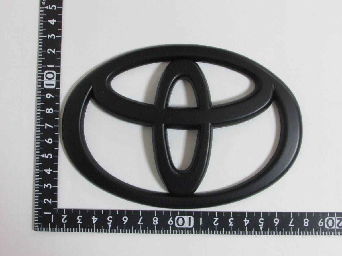 TOYOTA トヨタ マットブラック エンブレム 艶消し つや消し 160mm×110ｍｍ_画像5
