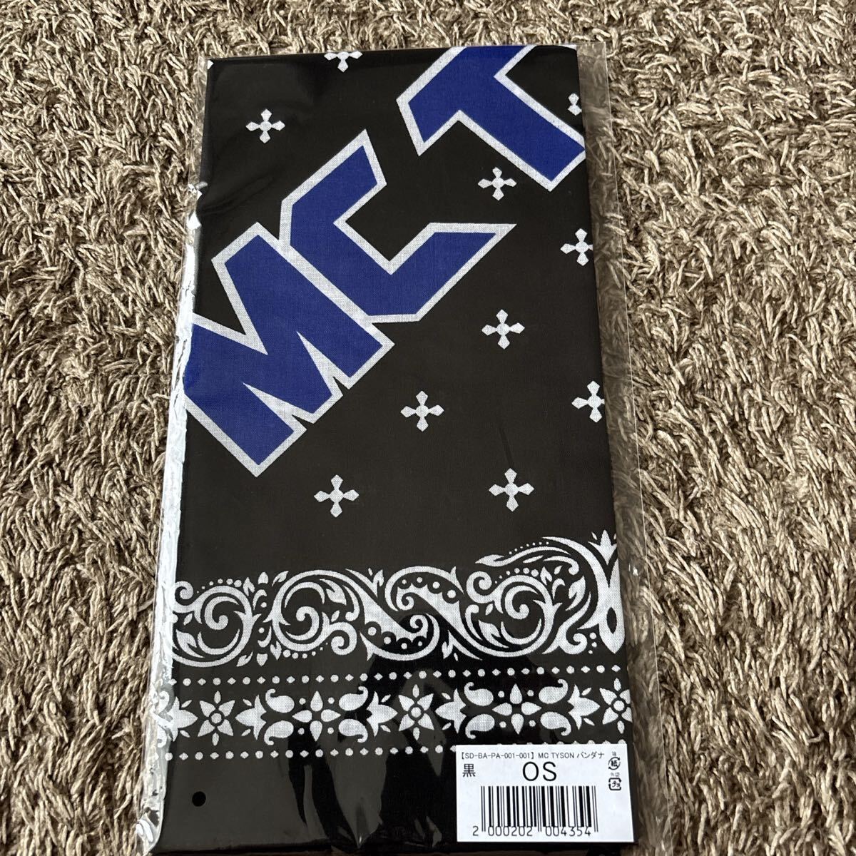 MC TYSON MC TYSON Bandana BLACK バンダナ　黒_画像3