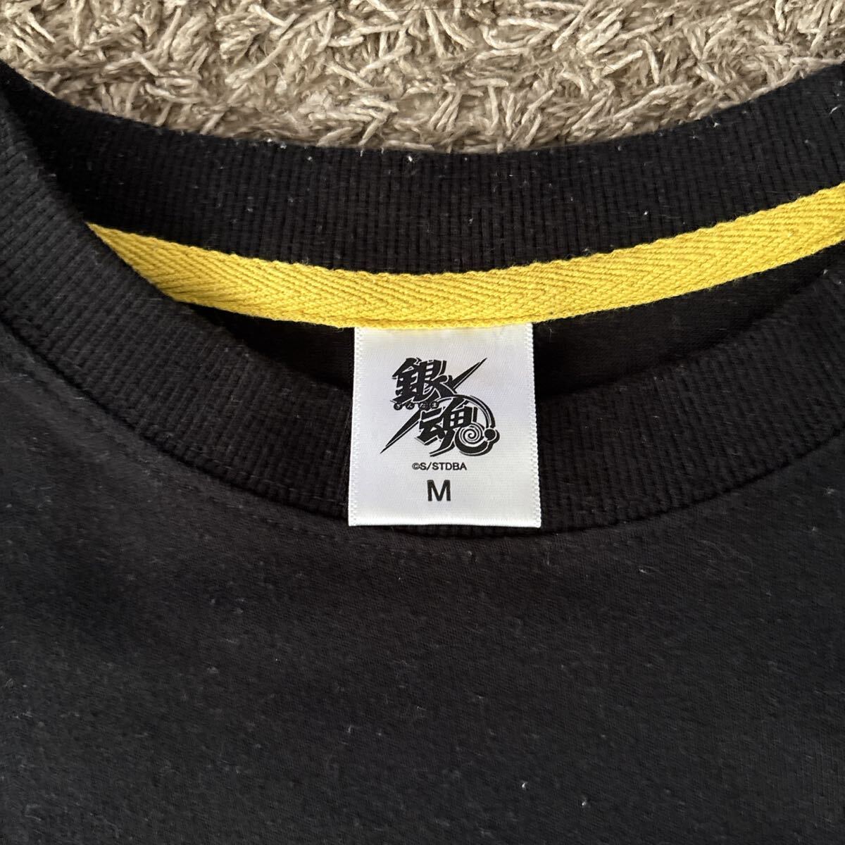 銀魂 沖田総悟 ドン・キホーテ コラボ Tシャツ Ｍサイズ ブラック 黒 半袖Tシャツ コラボ半袖 M_画像3