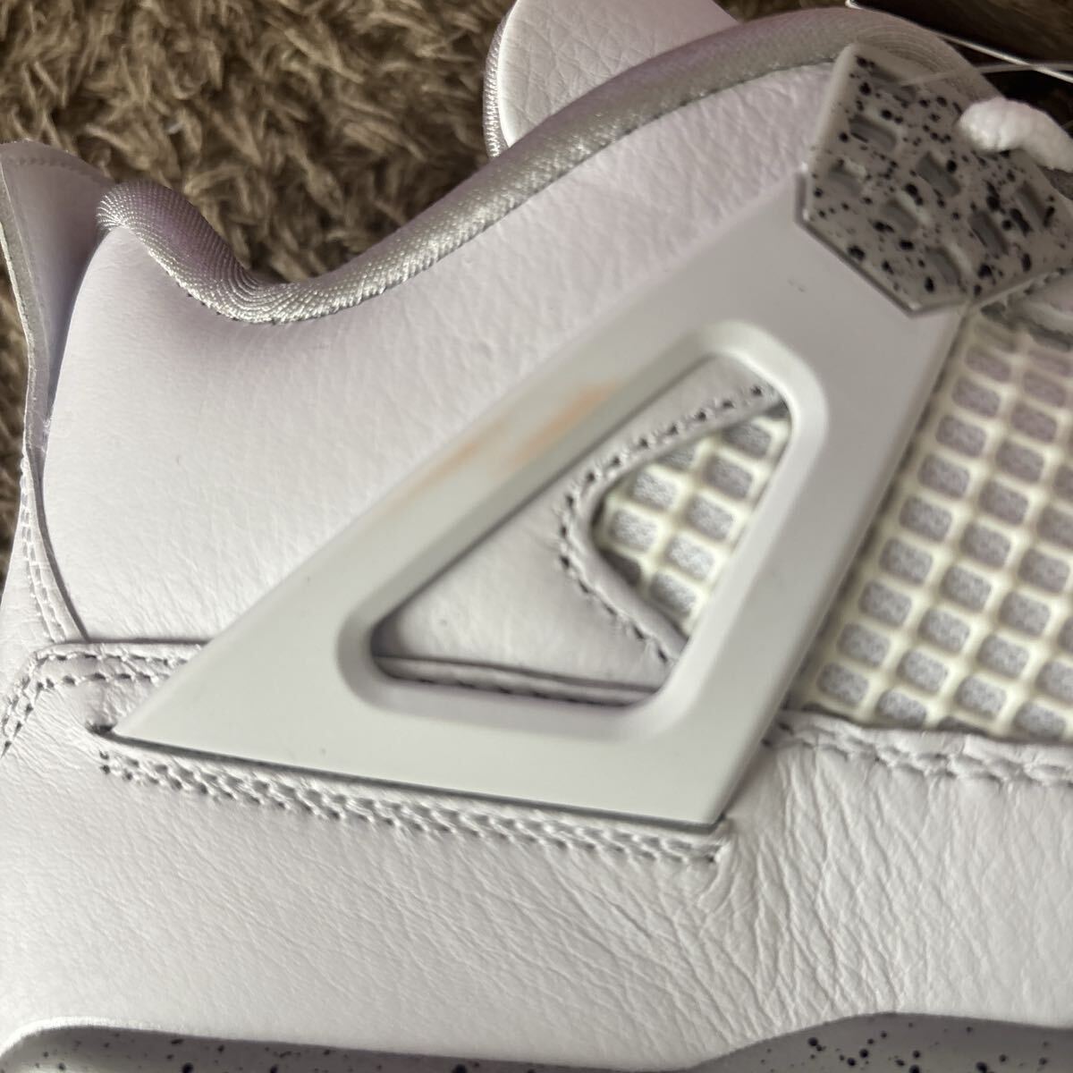 AIR JORDAN 4 TECH WHITE 27.5cm aj4 白 NIKE_画像8