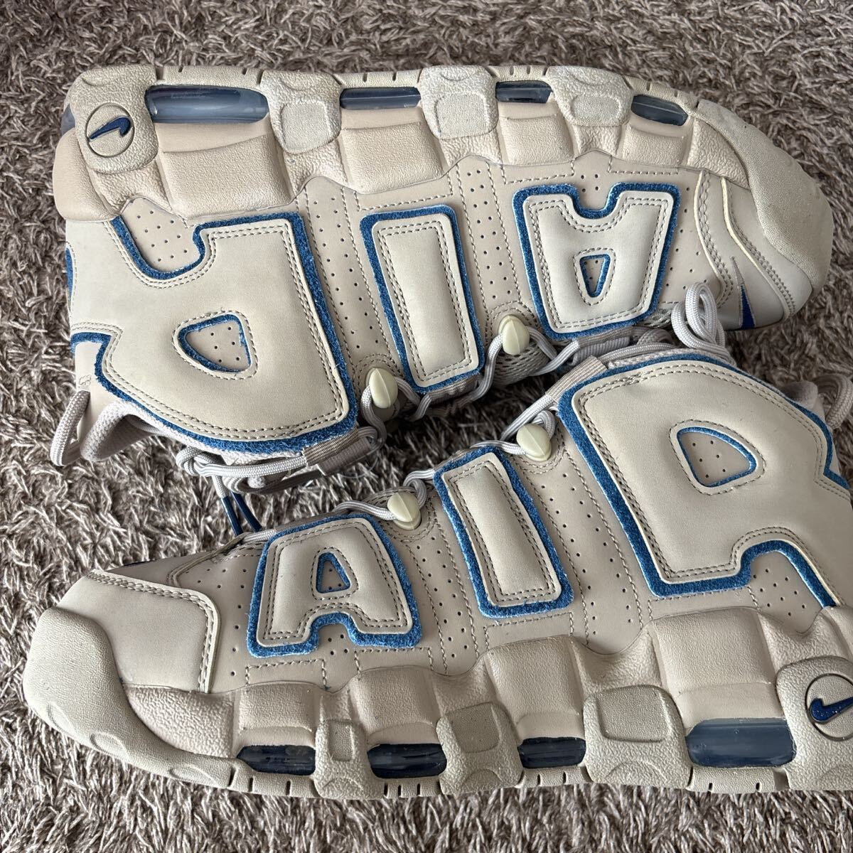 27cm ナイキ エア モア アップテンポ 96 モアテン ベージュ　 NIKE エアモアアップテンポ AIR MOREUPTEMPO US9 DV6993-200_画像3