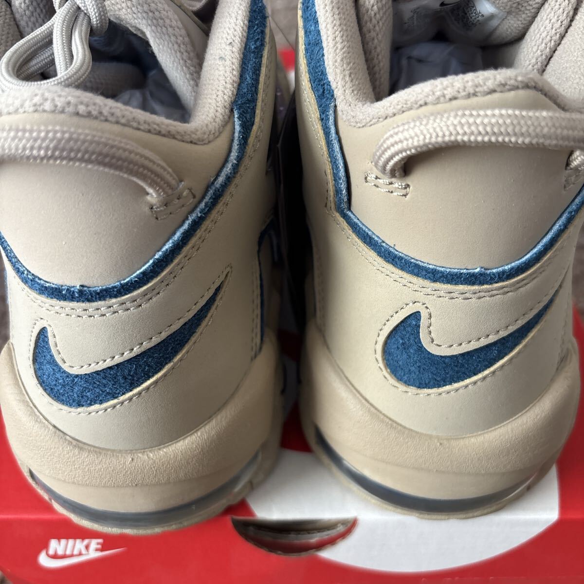 27cm ナイキ エア モア アップテンポ 96 モアテン ベージュ　 NIKE エアモアアップテンポ AIR MOREUPTEMPO US9 DV6993-200_画像7