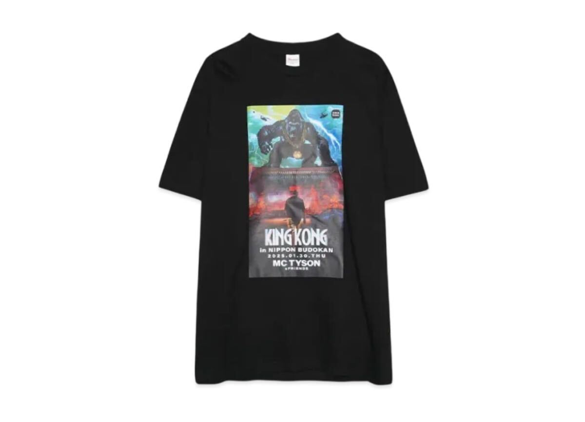 MC TYSON KING KONG Tシャツ Ｍ　ブラック 黒　日本武道館_画像1