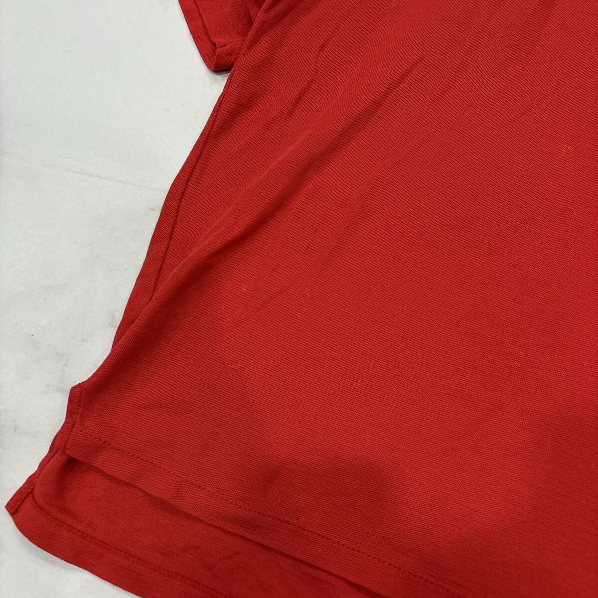 G * 日本製 '希少 80's ビンテージ' IZOD LACOSTE ラコステ 半袖 ワニ刺繍 鹿の子 ポロシャツ 古着 メンズ トップス_画像7