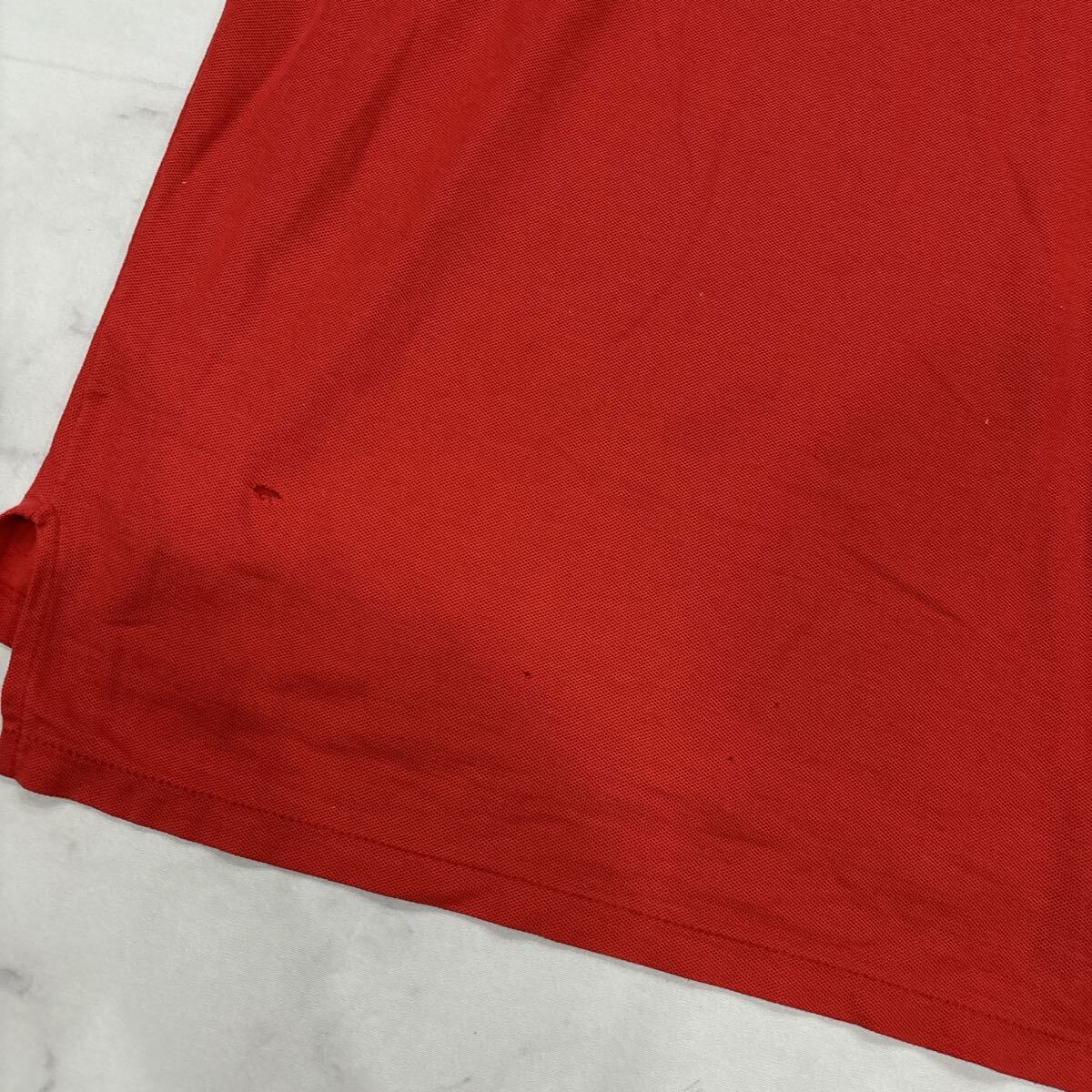 G * 日本製 '希少 80's ビンテージ' IZOD LACOSTE ラコステ 半袖 ワニ刺繍 鹿の子 ポロシャツ 古着 メンズ トップス_画像9