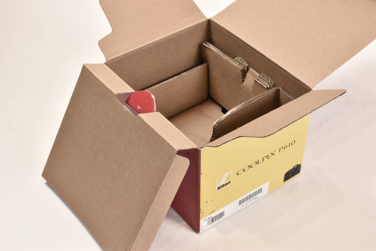 Nikon ニコン COOLPIX P610 レッド 空箱 外箱 ケース 純正品 EF-TN-YO2867_画像4