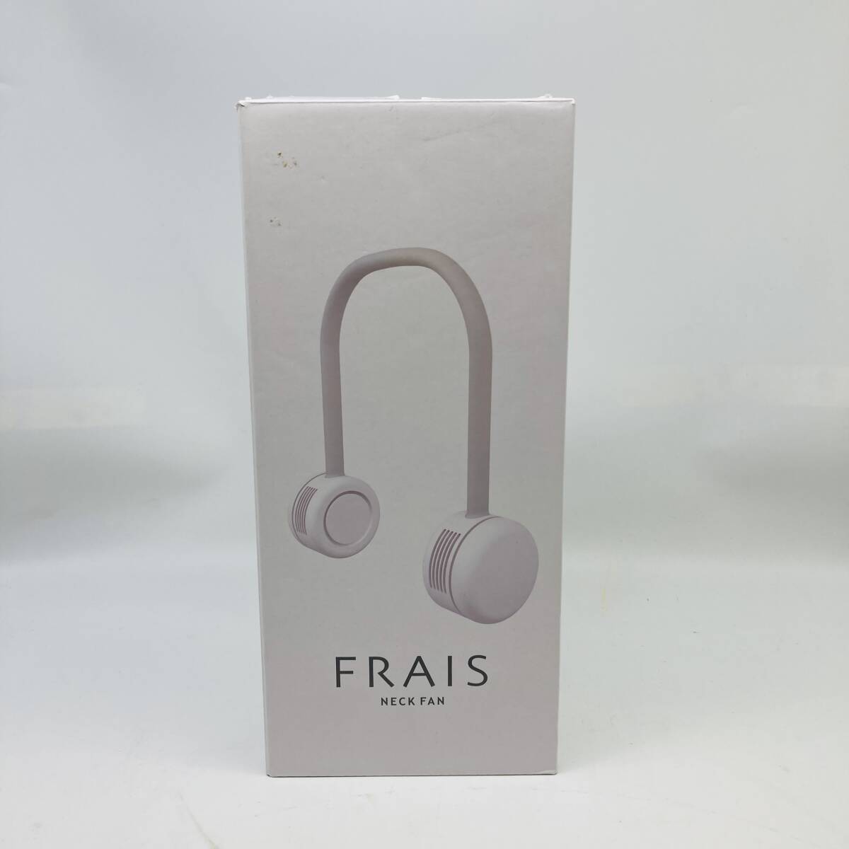 【2873】 Francfranc FRAIS NECK FAN フランフラン 充電式 ネックファン 携帯扇風機 首掛け 扇風機 ミニファン ホワイト 稼働品