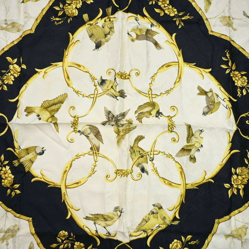 HERMES/エルメス カレ90 自由への天地への鍵 スカーフ j_085 HERMES(エルメス) Carres 90 ”LES CLES THE KEYS RARE” カレ 90