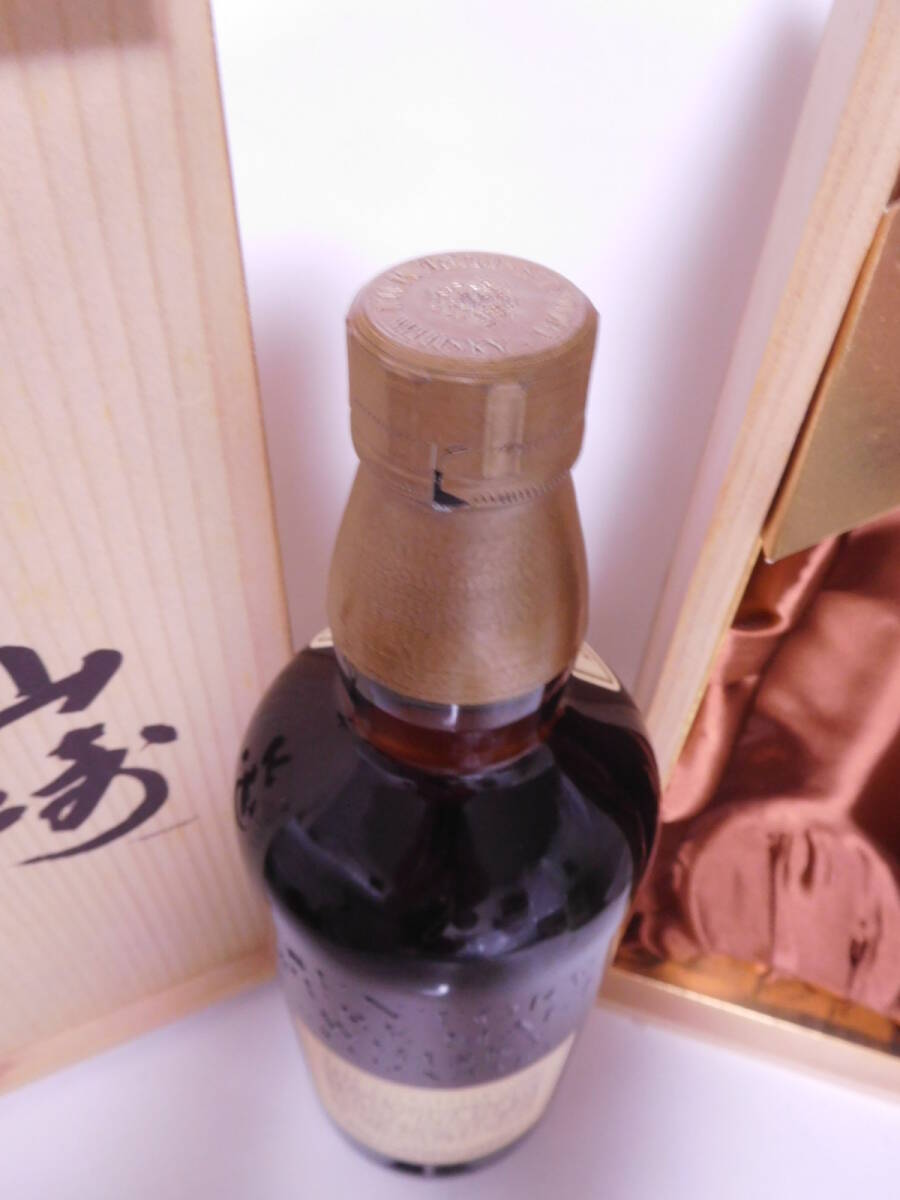 ★古酒☆サントリー ピュアモルト ウイスキー 山崎 12年 750ml 43% 木箱入り※美品☆ SUNTORY PURE MALT WHISKY YAMAZAKI aged 12 years ★_画像10