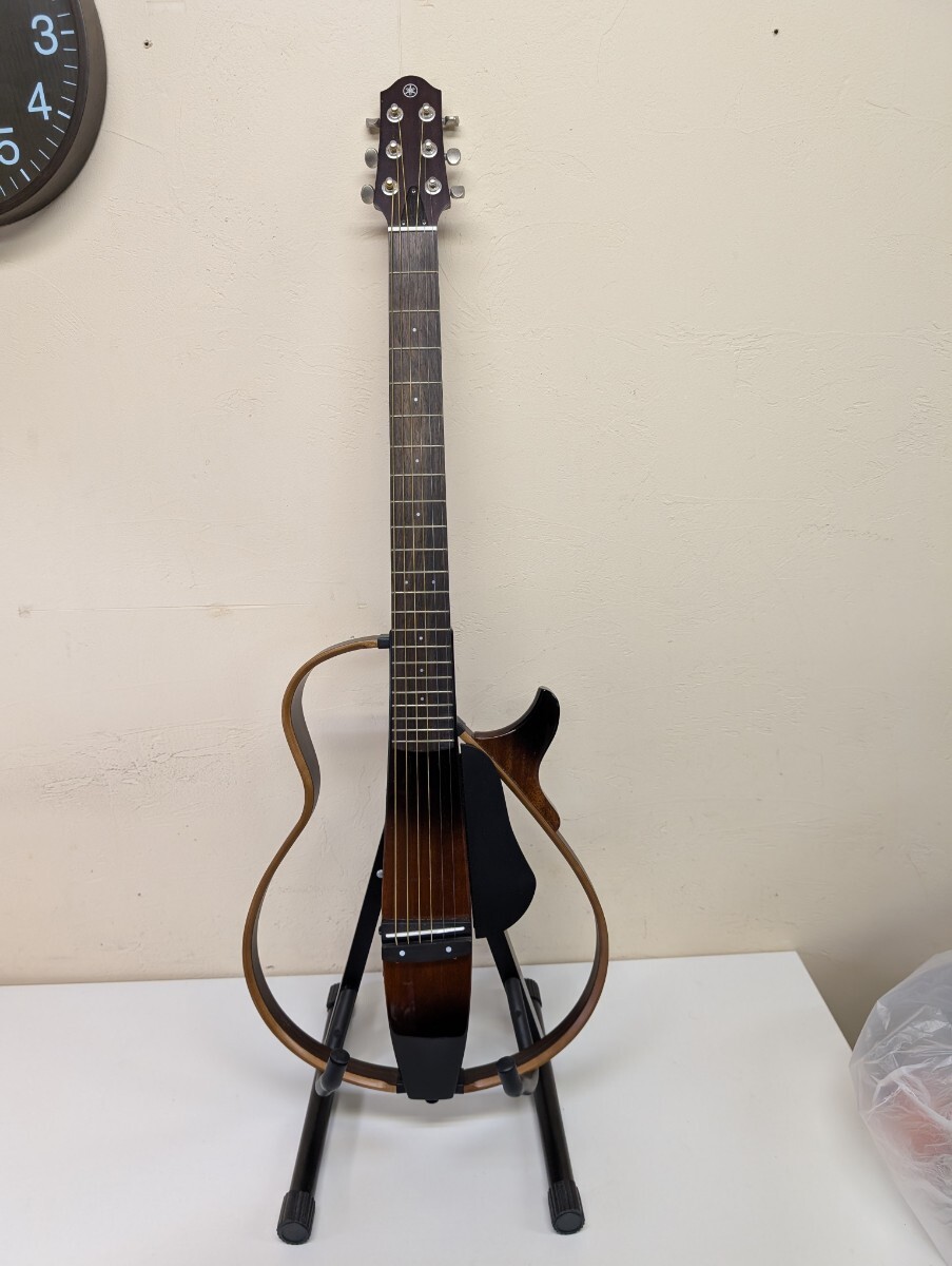 YAMAHA SLG200S サイレントギター ソフトケース、取説付