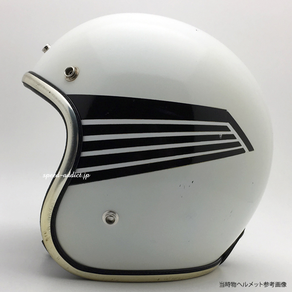 FALCON ヘルメット用 Cutting Sticker BLACK/黒ブラックファルコンarthur fulmerアーサーフルマーaf40af20af50ヴィンテージヘルメット70s_画像3