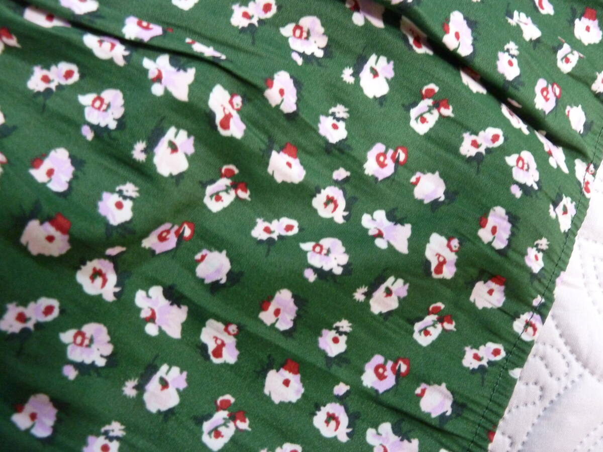 春夏 2.3回著用 美品 ユニクロ PAUL&JOE グリーン系 3種類生地 ティアード マキシ丈フレアースカート S M レタパ600円発送 同梱OK